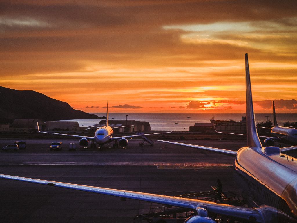 Frente del Pacífico avión