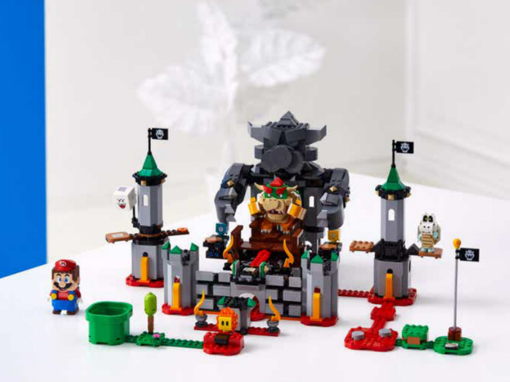 set bowser lego mario