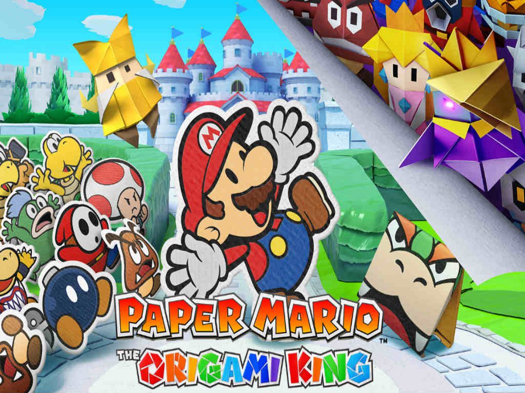 mario paper origami king en nintendo switch