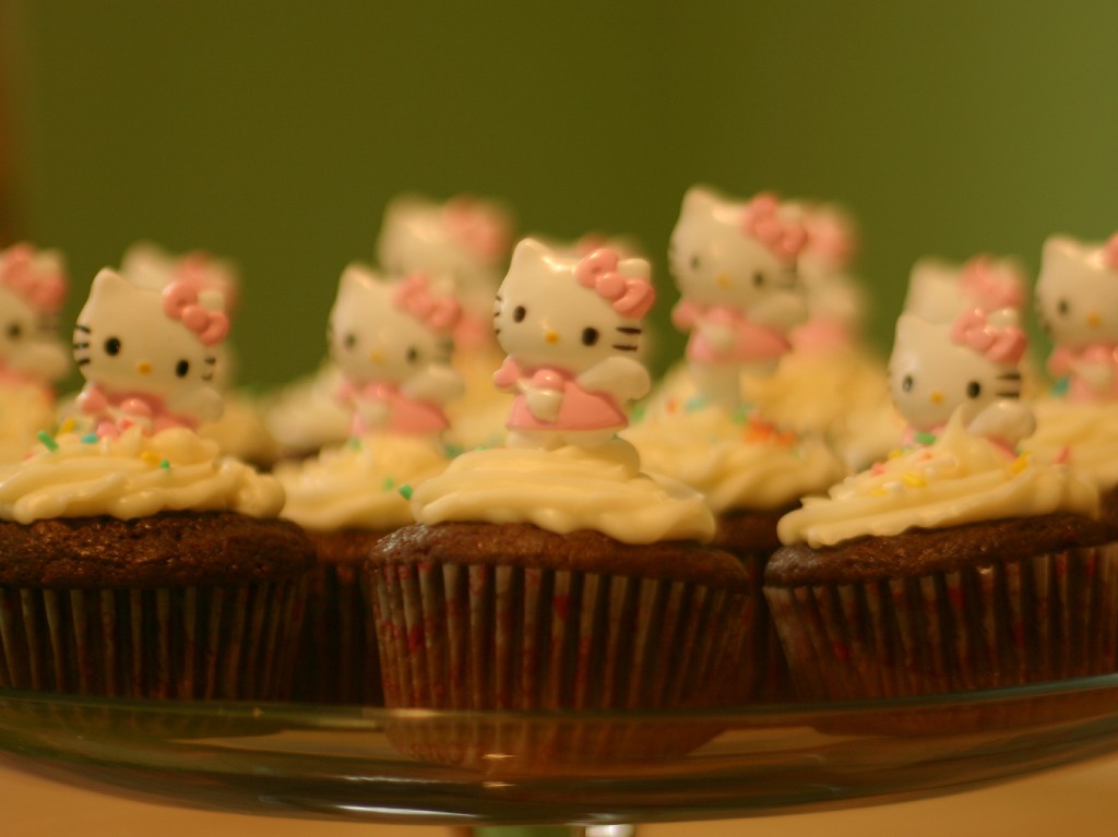 Mercadito de Hello Kitty pastelillos