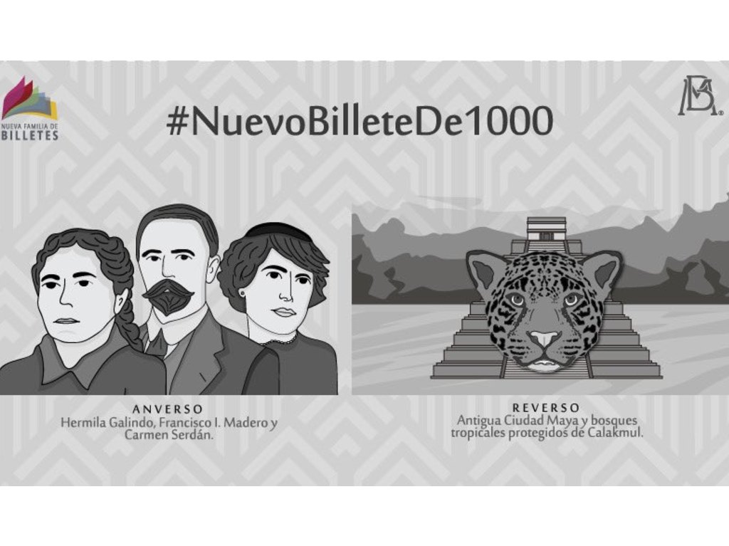 nuevo billete de 1000 pesos diseño