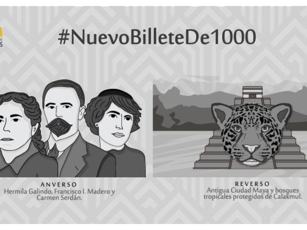 nuevo billete de 1000 pesos portada