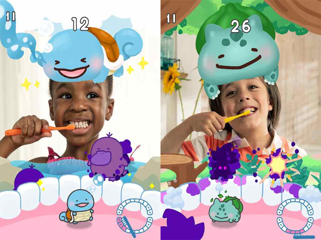 Pokémon Smile, la app que le enseña a los niños a lavarse los dientes
