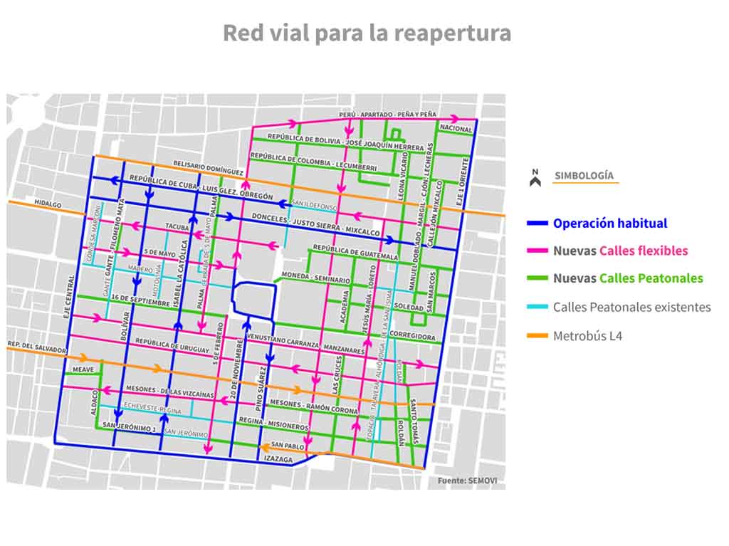 reapertura del centro histórico