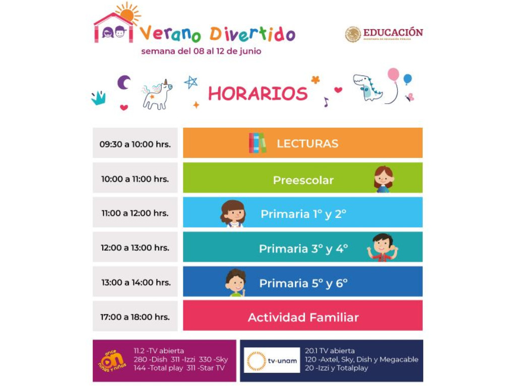 Verano divertido, el programa de la SEP para los niños en vacaciones 1