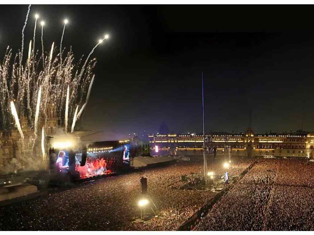 Paul Mccartney en el Zócalo