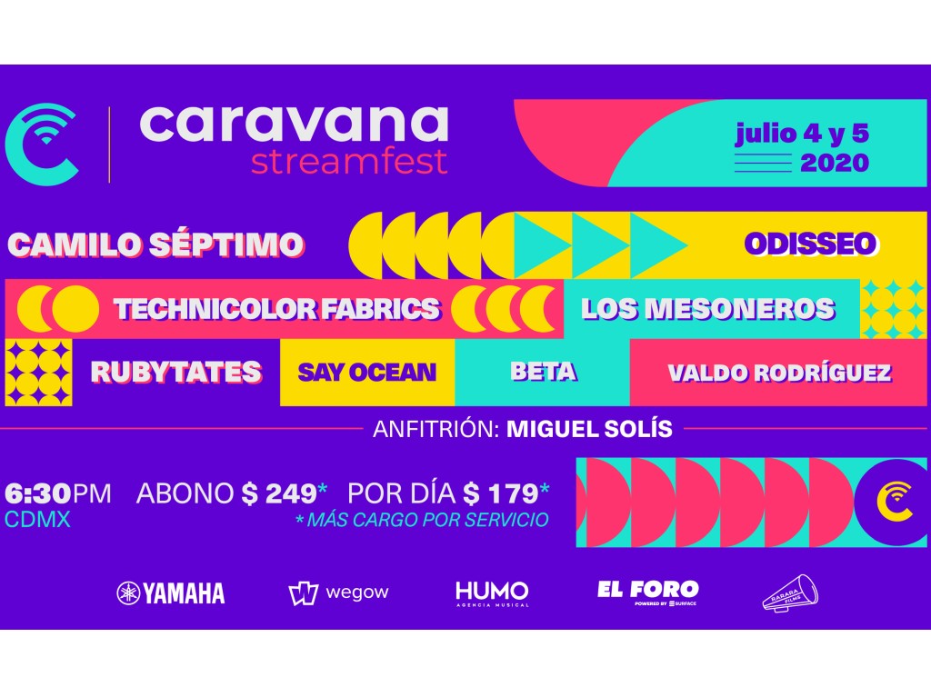 Caravana Stream Fest: line up