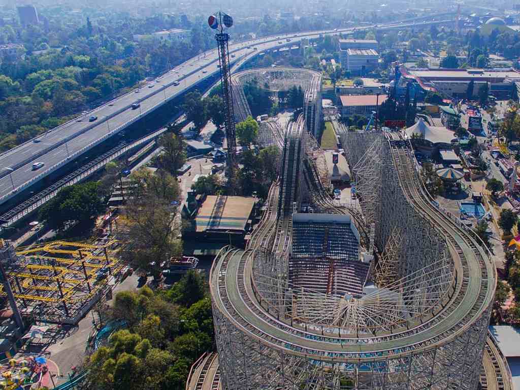 La Feria de Chapultepec montaña rusa