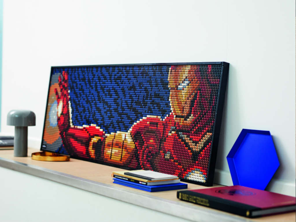 lego art marvel