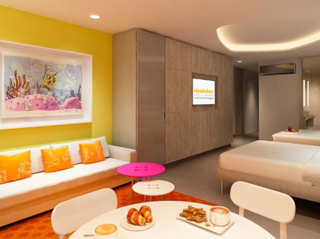 Hotel Nickelodeon en la Riviera Maya habitación