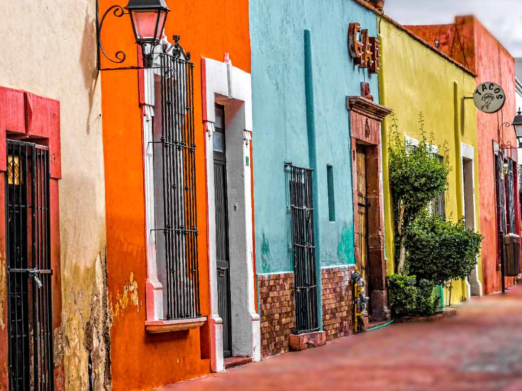 Querétaro casas de colores