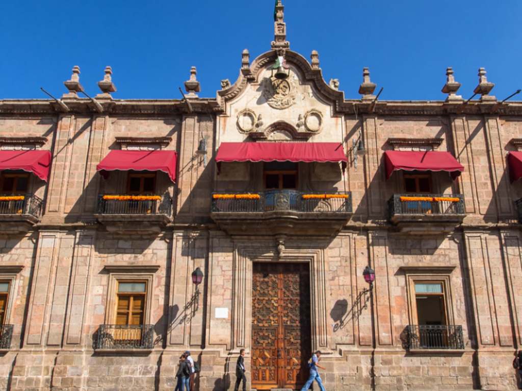 Trabajadores del estado Palacio Nacional