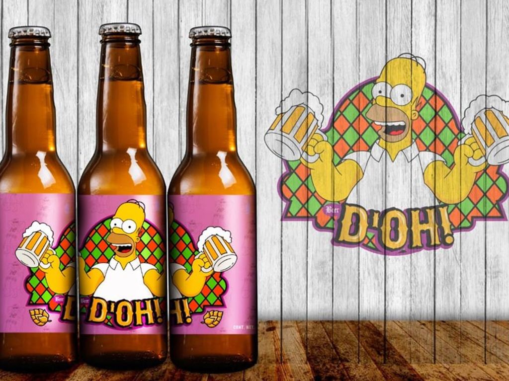 Cerveza de Los Simpson