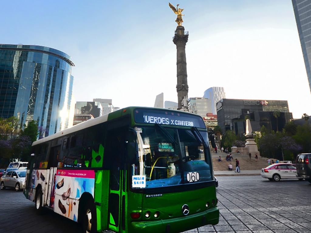 choferes de transporte público Ángel