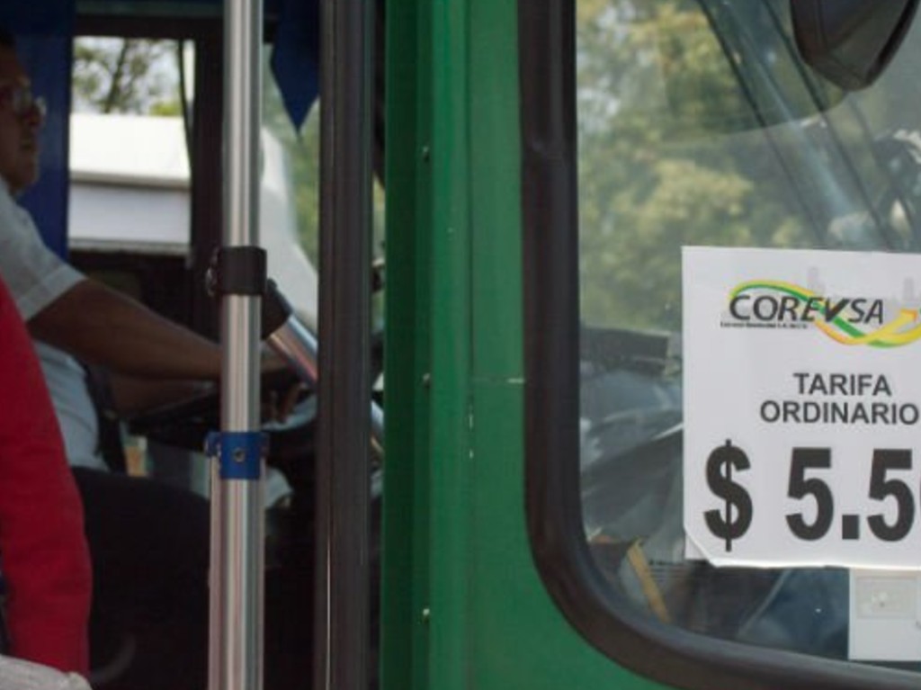 choferes de transporte público tarifa