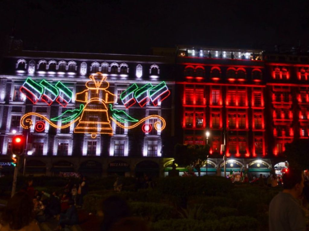 Grito de Independencia en CDMX decoración