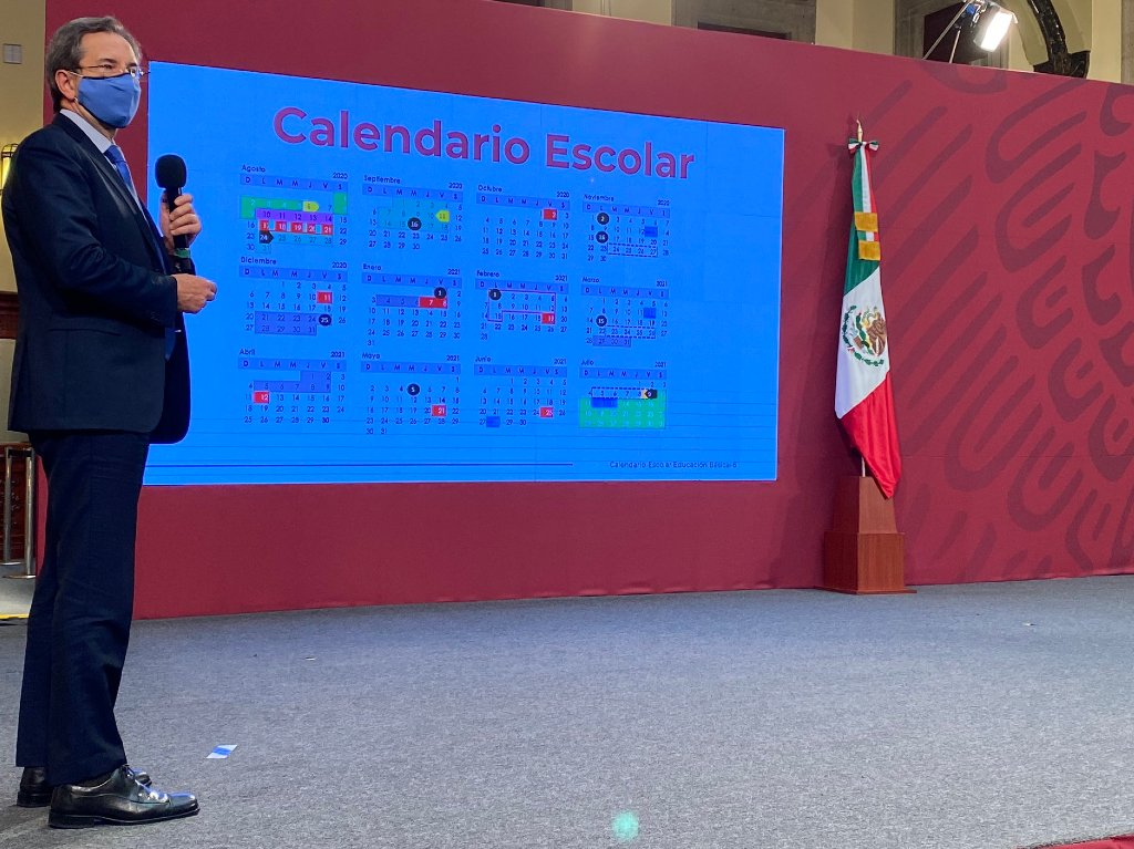 SEP presenta calendario escolar 2020-2021