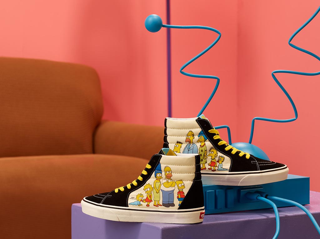 Los Simpsons y Vans lanzan la colección más cool de tenis y ropa