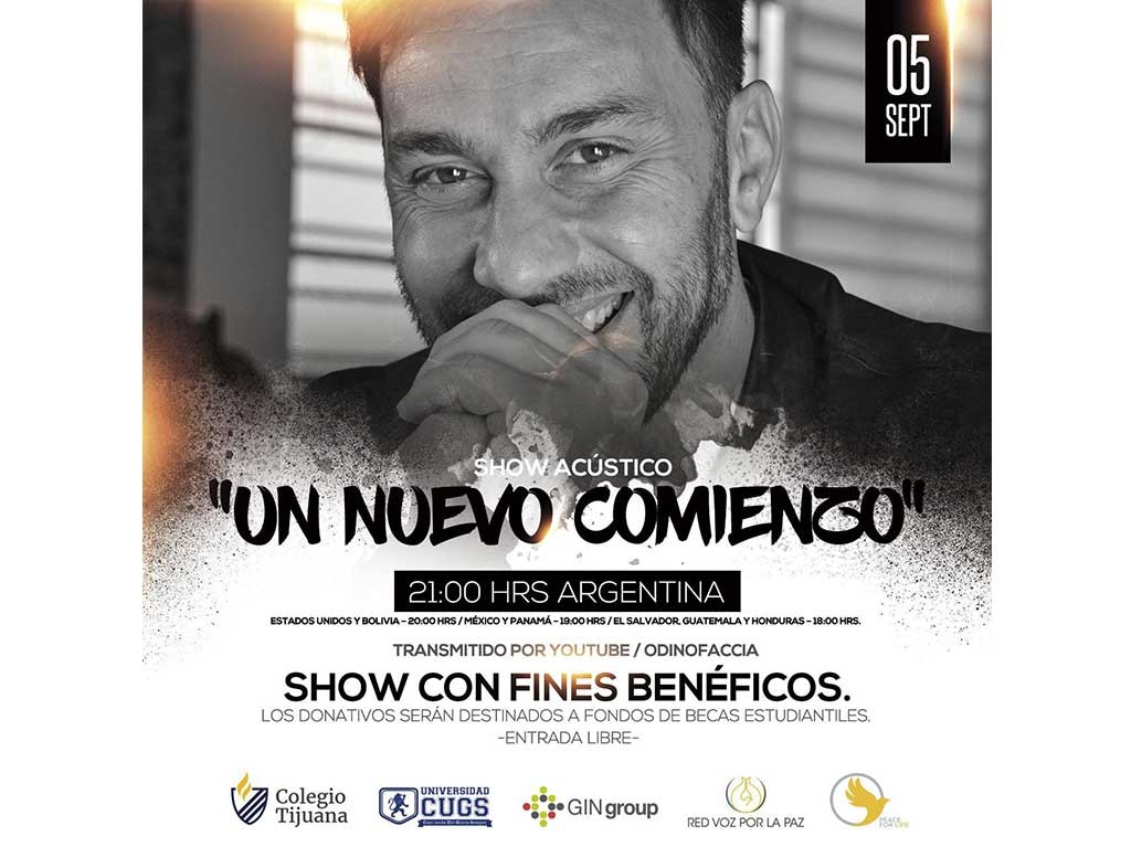 “Un Nuevo Comienzo” Un show acústico de Odino Faccia