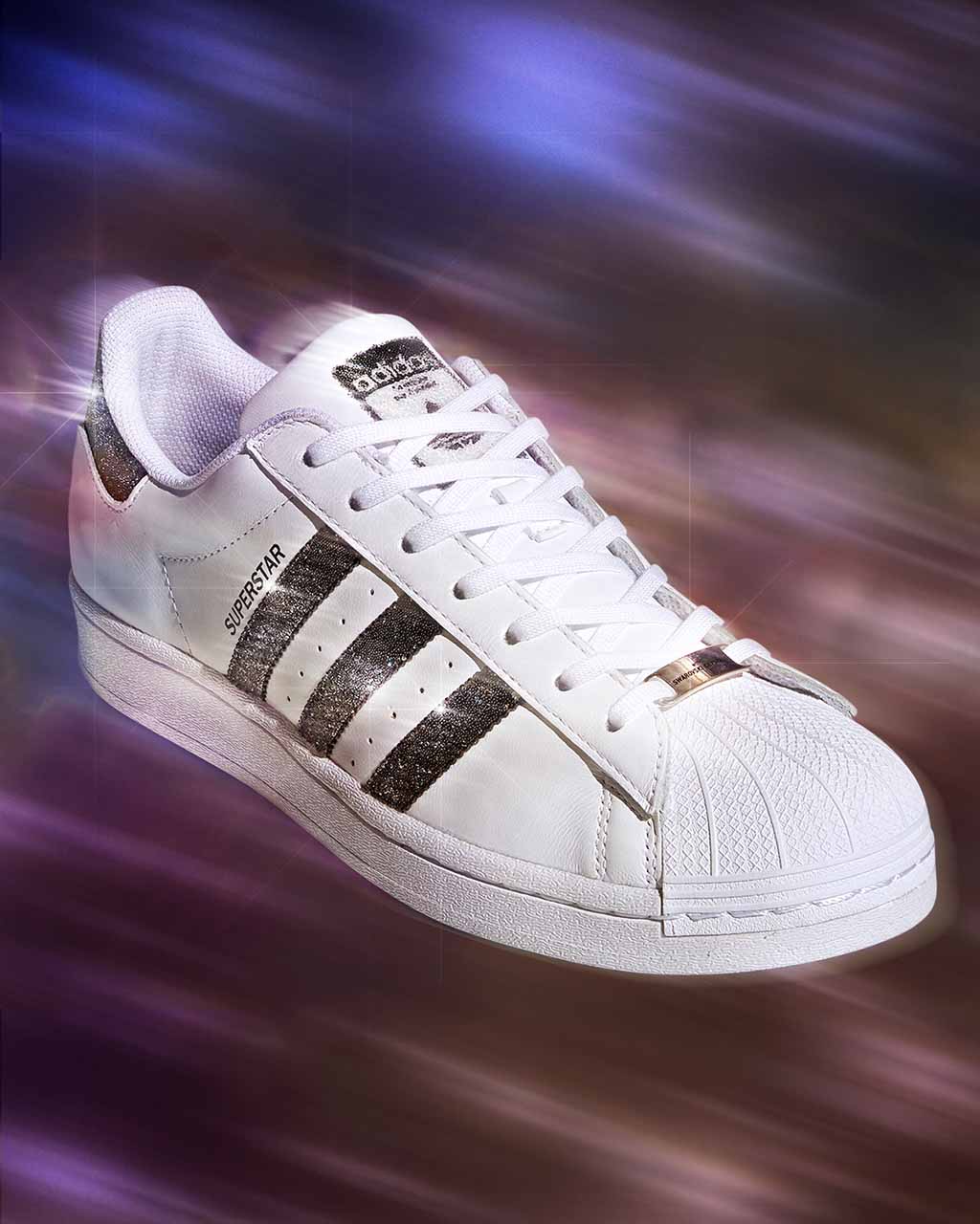 Adidas y Swarowski: tenis con cristales y joyas 2