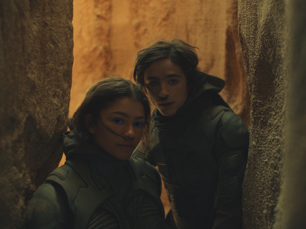 Timothée Chalamet y Zendaya en Dune