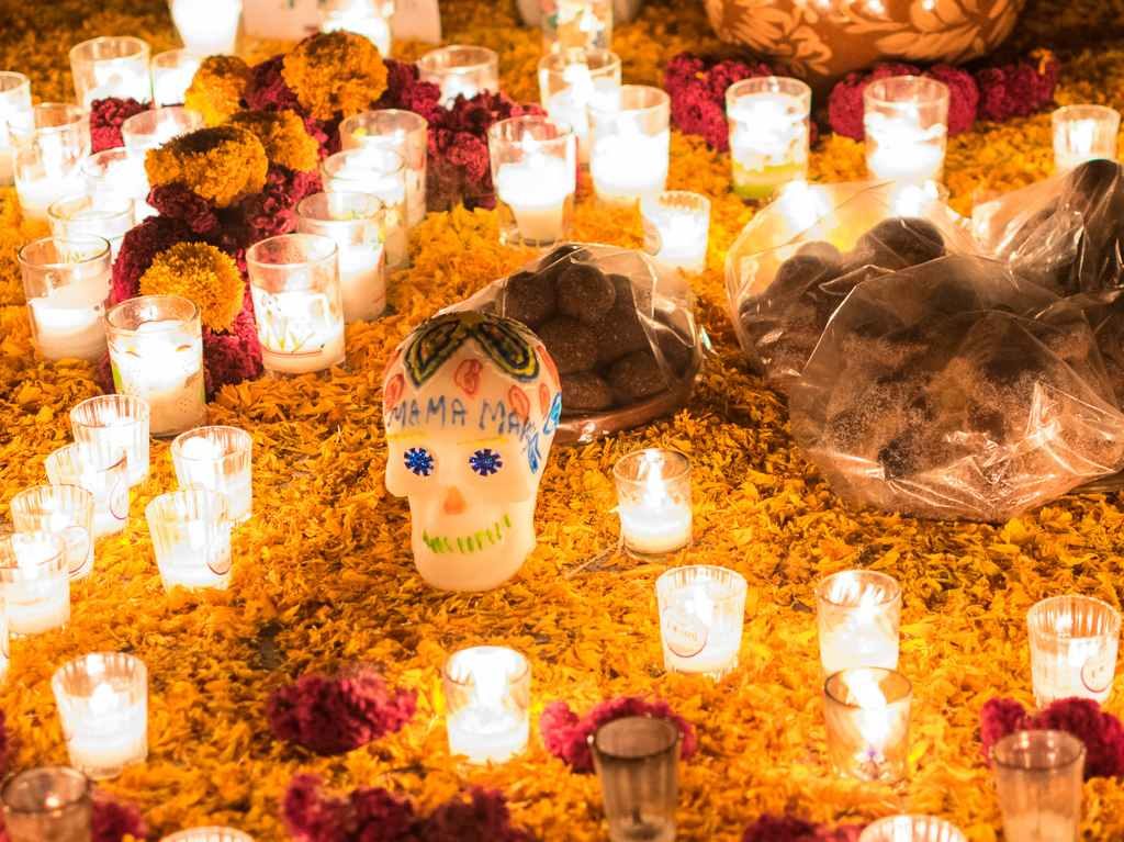 calaverita en Neza ofrenda