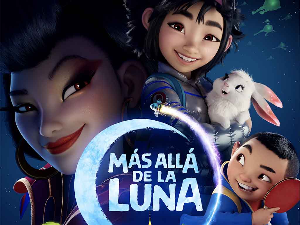 Desfile de los personajes Más allá de la luna por Reforma y la Roma