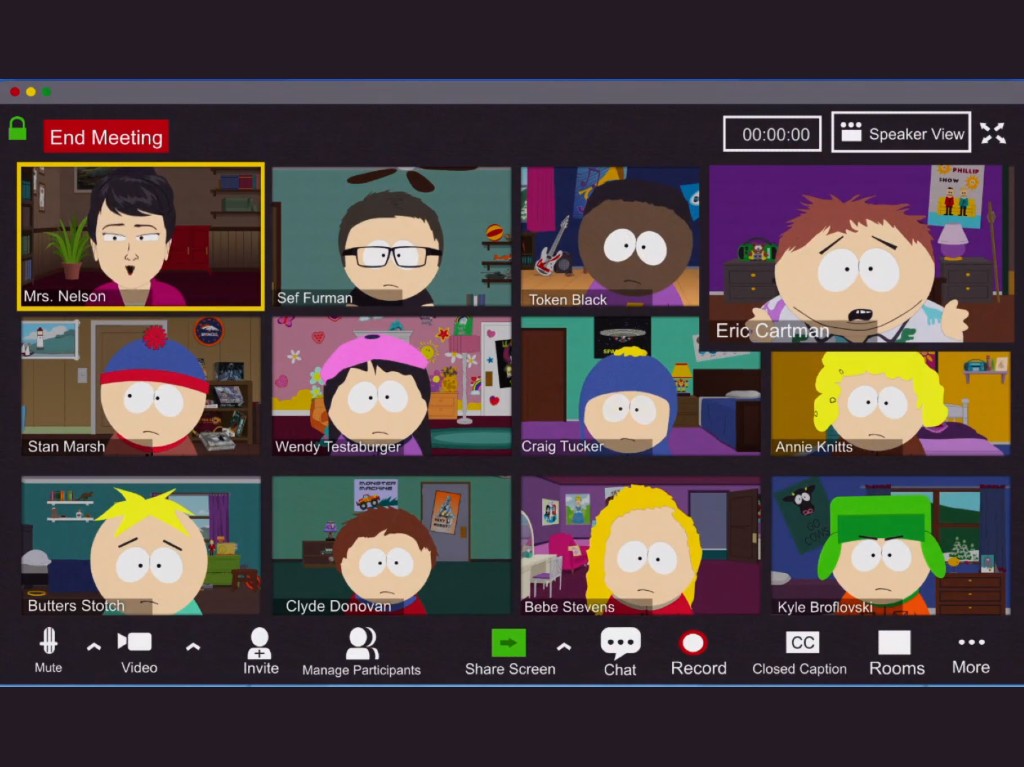 Estreno del episodio especial de South Park por la pandemia