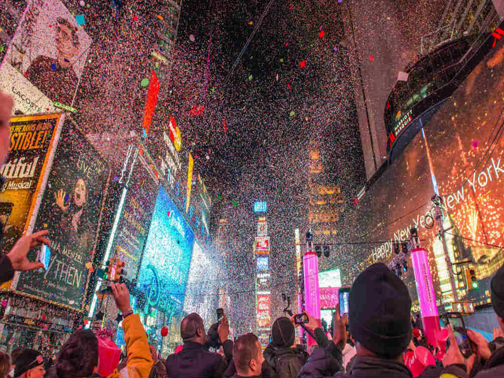 fiesa de año buevo times square