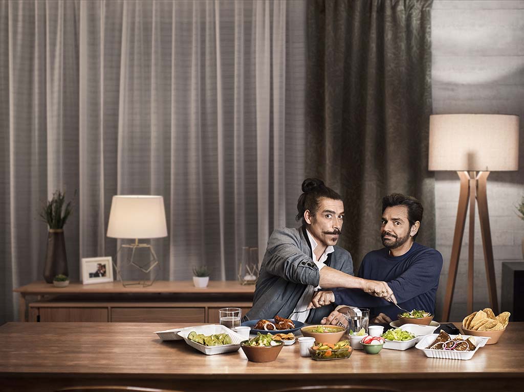 Uber Eats con con Eugenio Derbez y Oscar Jaenada