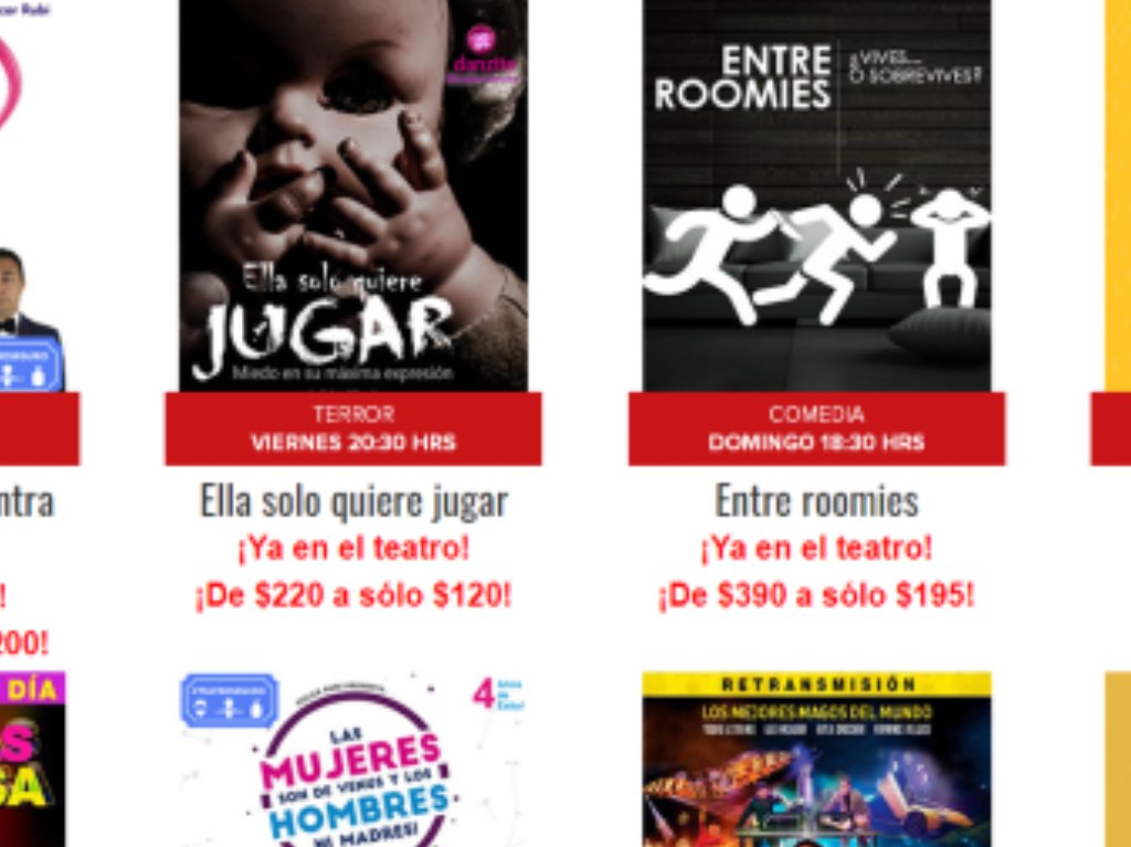 El Buen Fin en Teatro: aprovecha descuentos de hasta el 50% 0