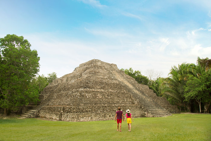 Chacchoben sitio arqueológico caribe mexicano