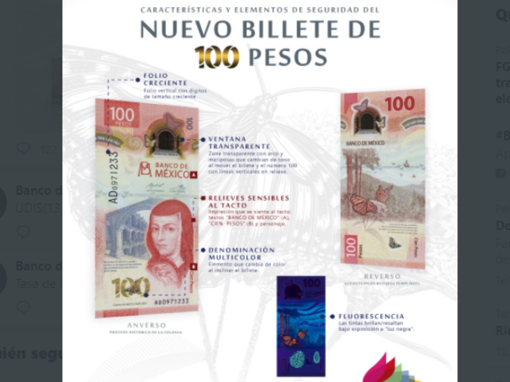 nuevo billete de 100