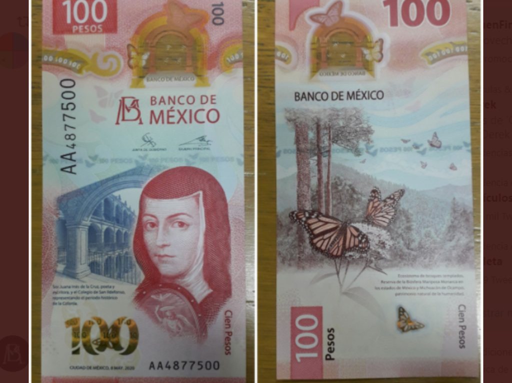 Conoce el nuevo billete de 100 pesos; el diseño es vertical 0