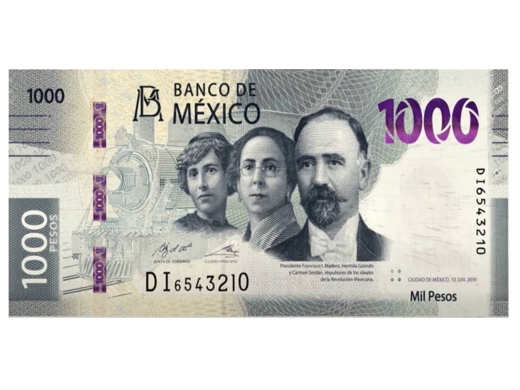 nuevo billete mil pesos