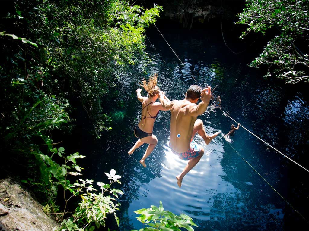 Cenote Puerto Morelos Caribe Mexicano