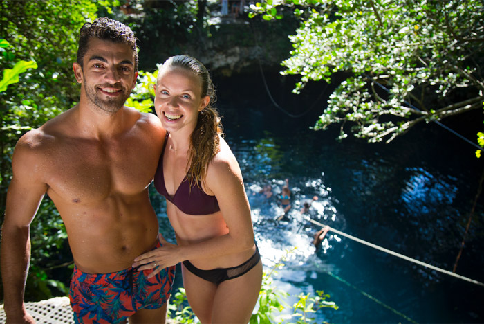 Cenote Puerto Morelos Caribe Mexicano