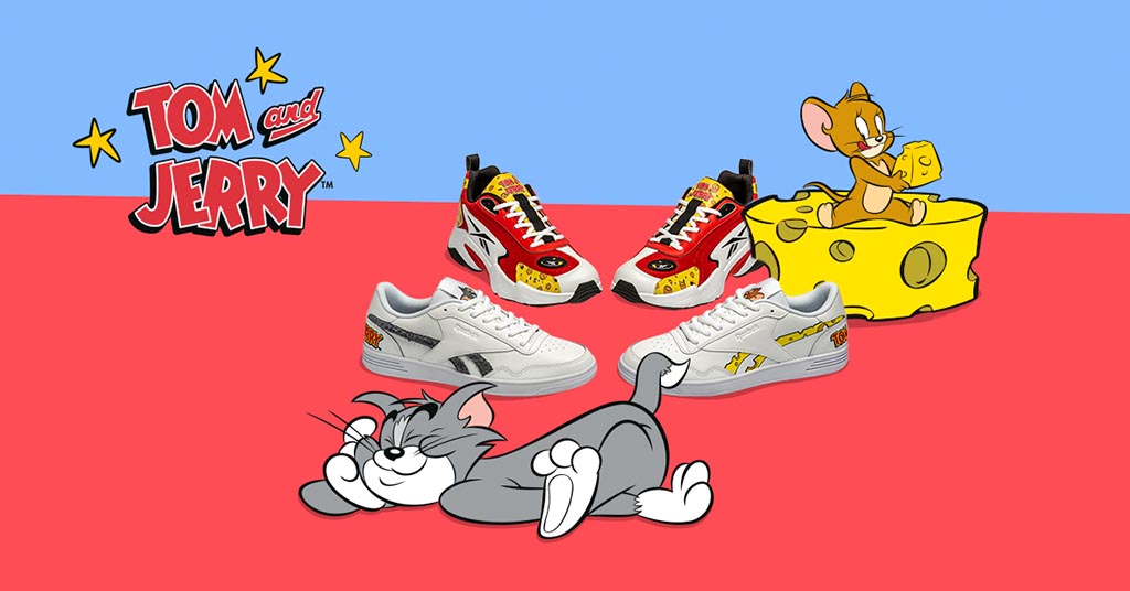Reebok lanza segunda colección de tenis de Tom & Jerry. Ahora con Droopy 0