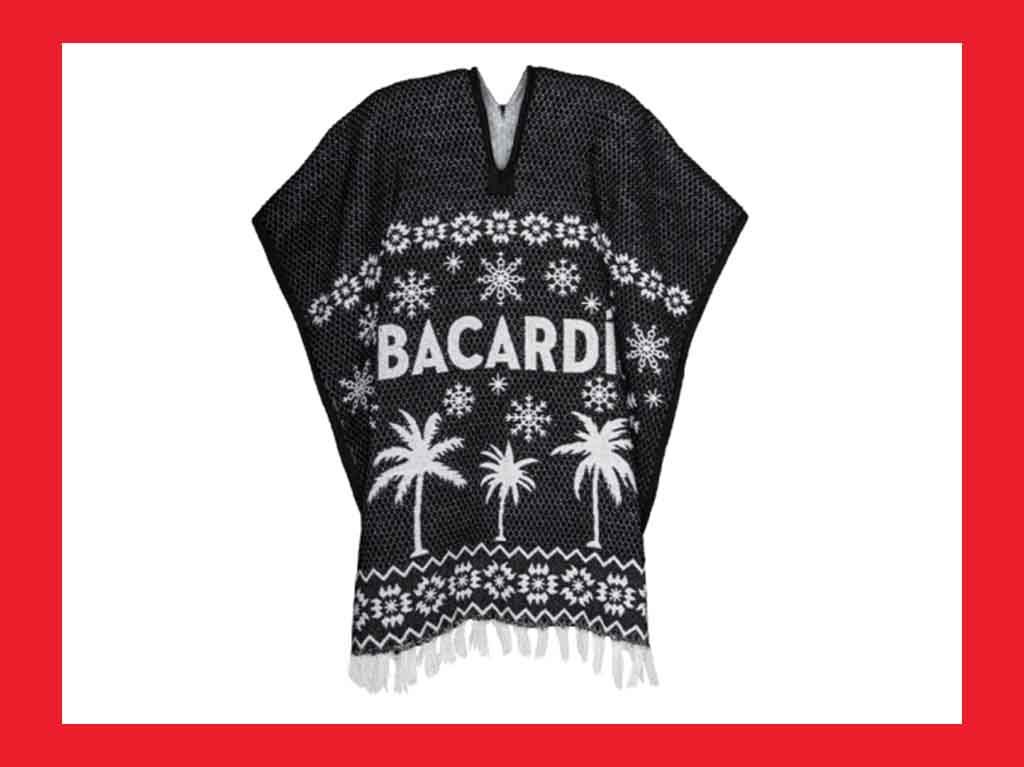 Feliz Navidad: gana un poncho de Bacardí Xmas