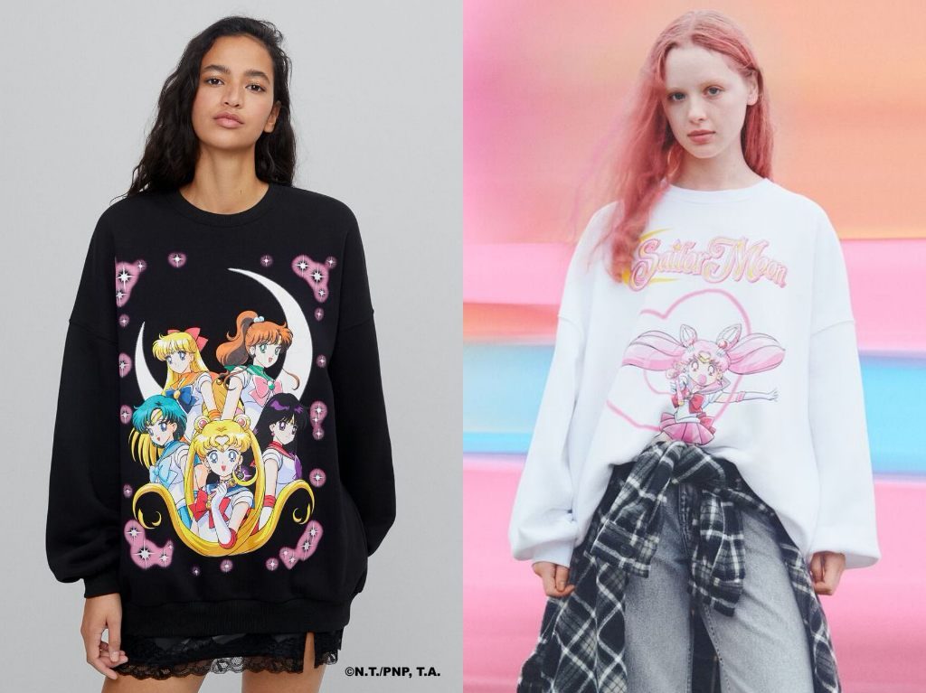 coleccion de sailor moon bershka