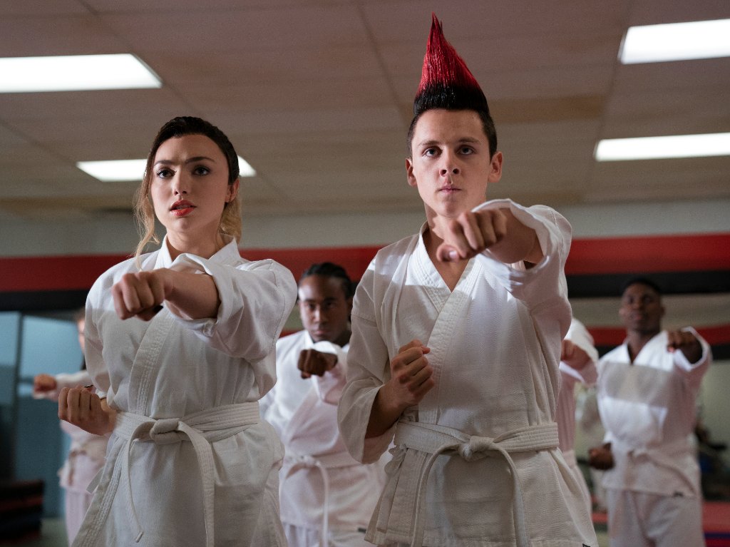 Entrevista con el elenco de Cobra Kai 3: Jacob Bertand y Peyton List