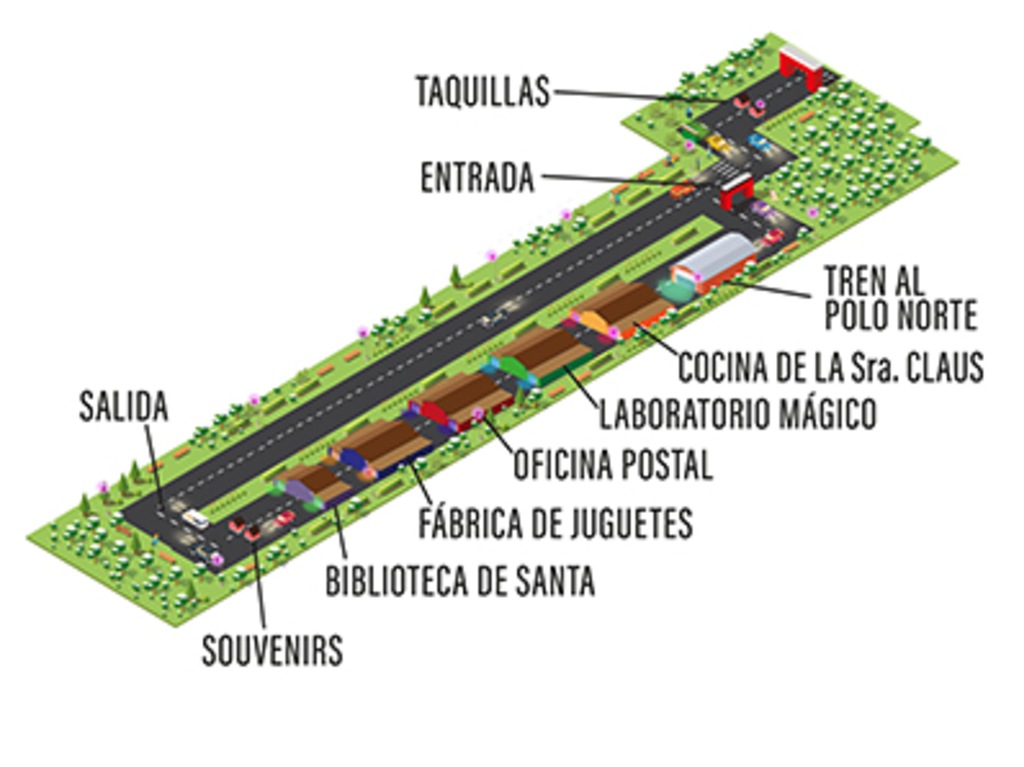 Mapa de La Fábrica de Santa