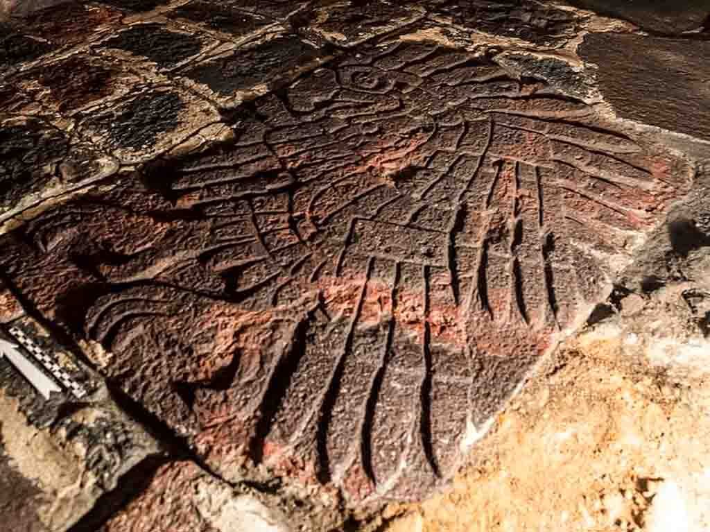 Aguila en el templo mayor