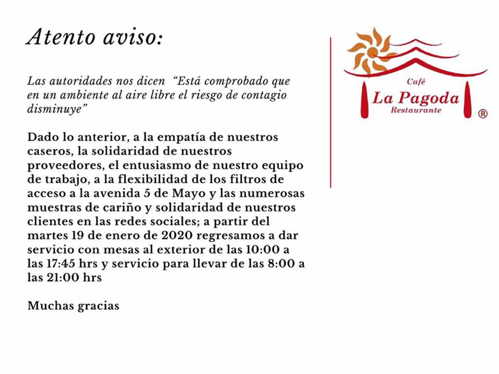 café la pagoda reabre