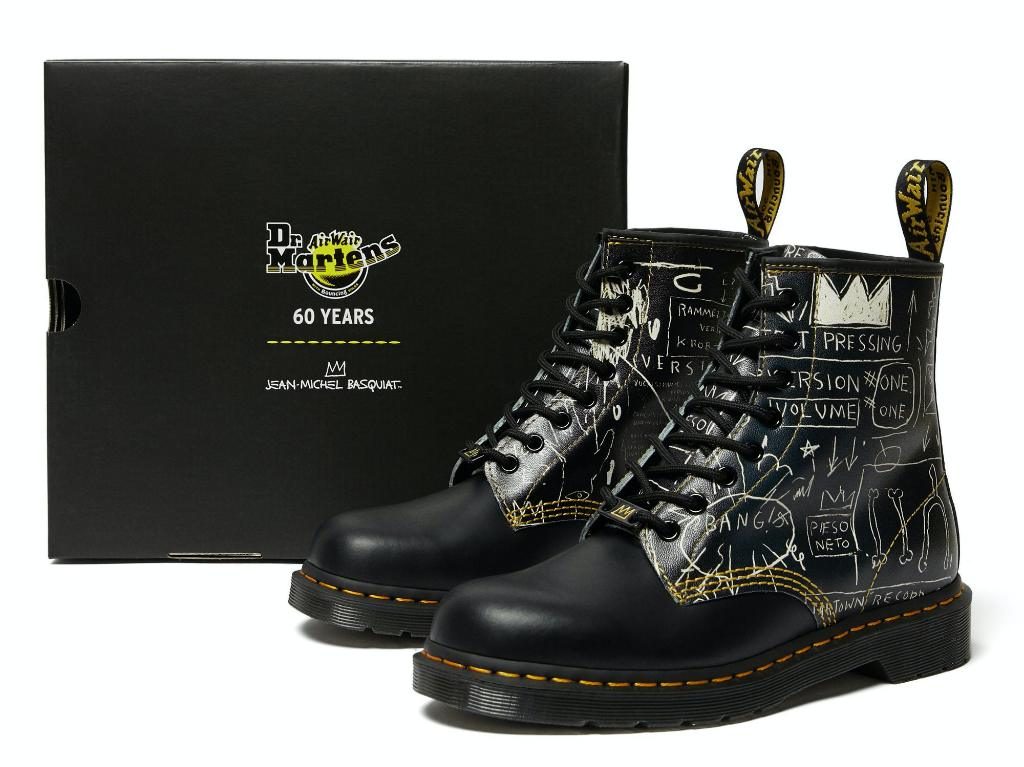 ¡Checa la nueva colección de Dr. Martens con obras de Basquiat!