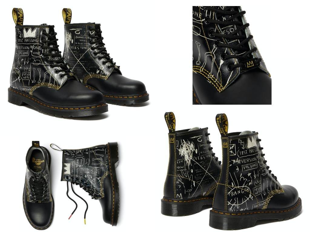 ¡Checa la nueva colección de Dr. Martens con obras de Basquiat!