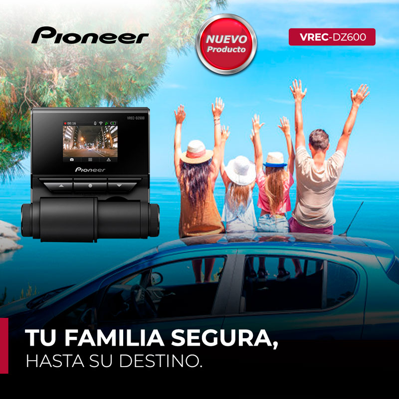 Cuida tu auto estés donde estés con la nueva Cam Dash de Pioneer