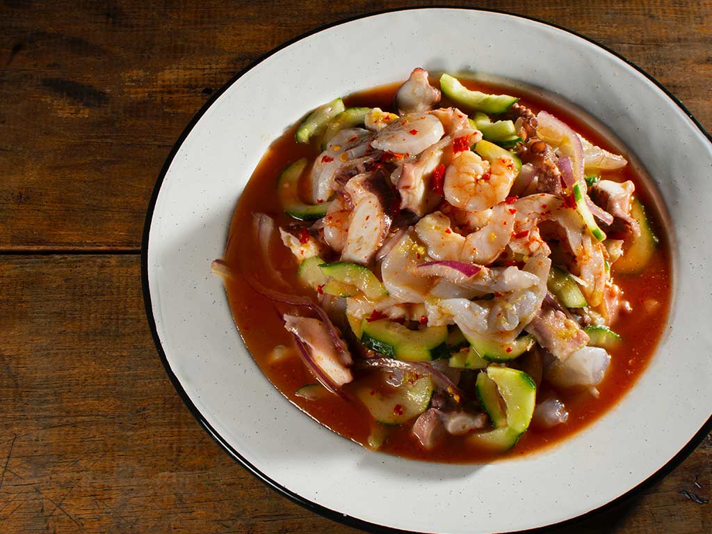 Recetas con camarones ceviche