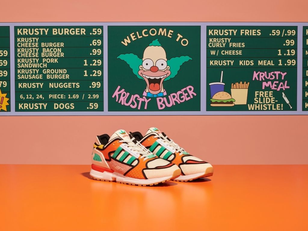 Adidas y sus sneakers de Los Simpsons te llevan a Springfield