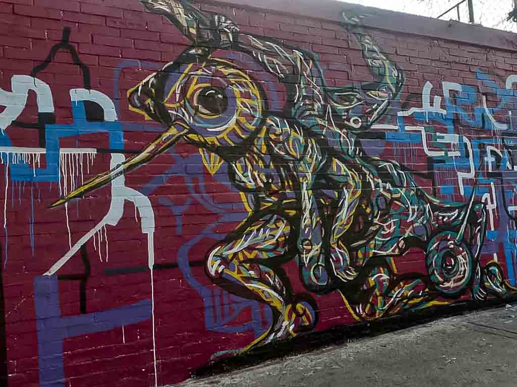 corredor de arte urbano 